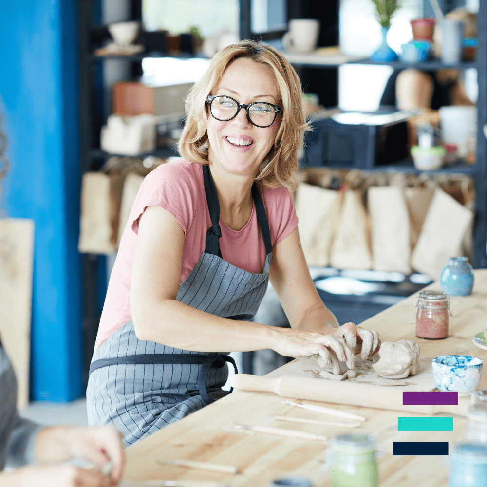 Community learning Somerset adult learners in a classroom